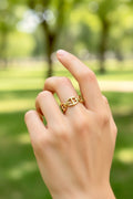 Bague maillon marin ajustable