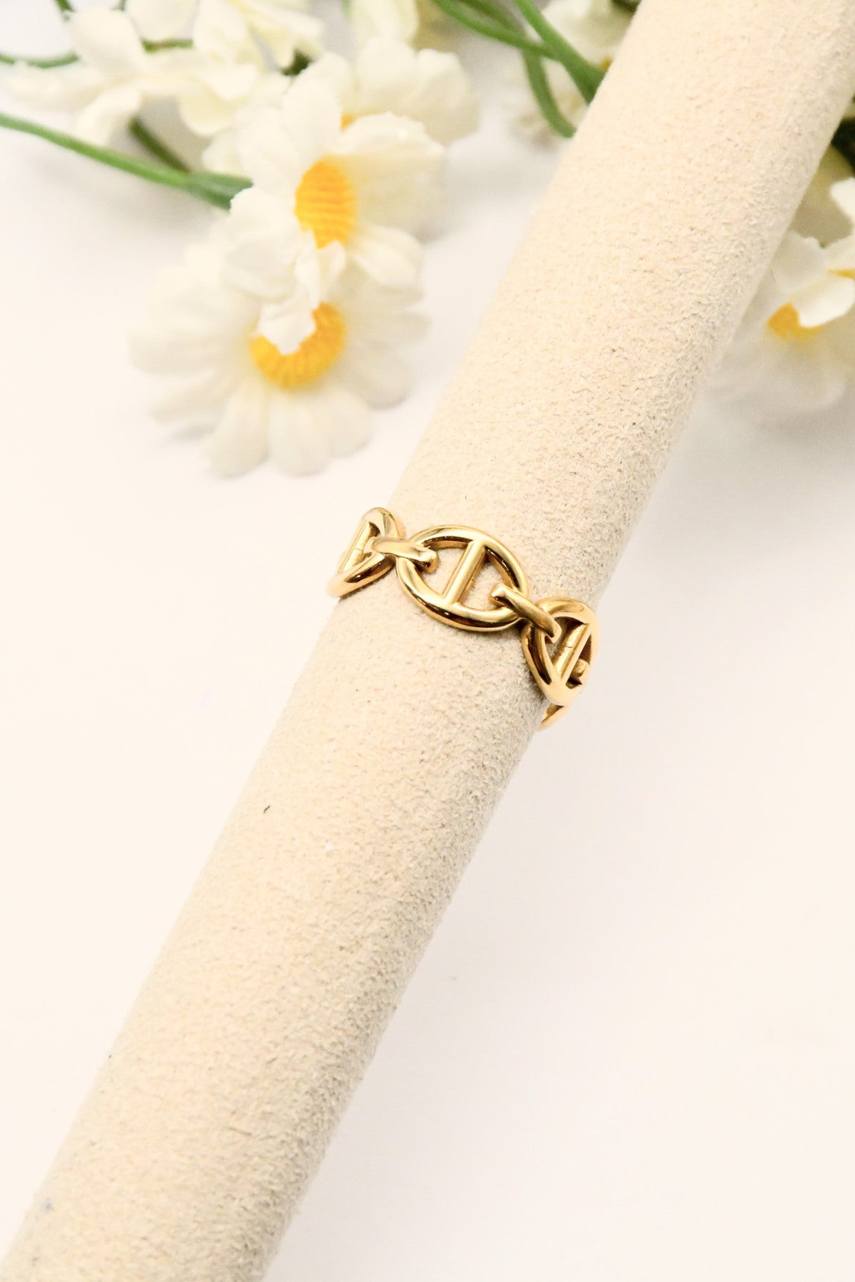 Bague maillon marin ajustable