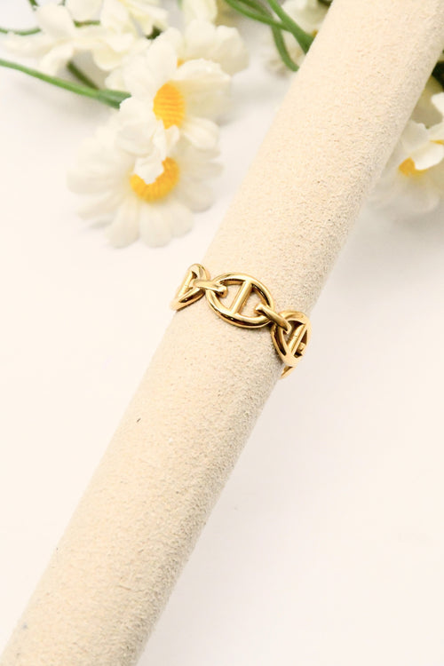 Bague maillon marin ajustable
