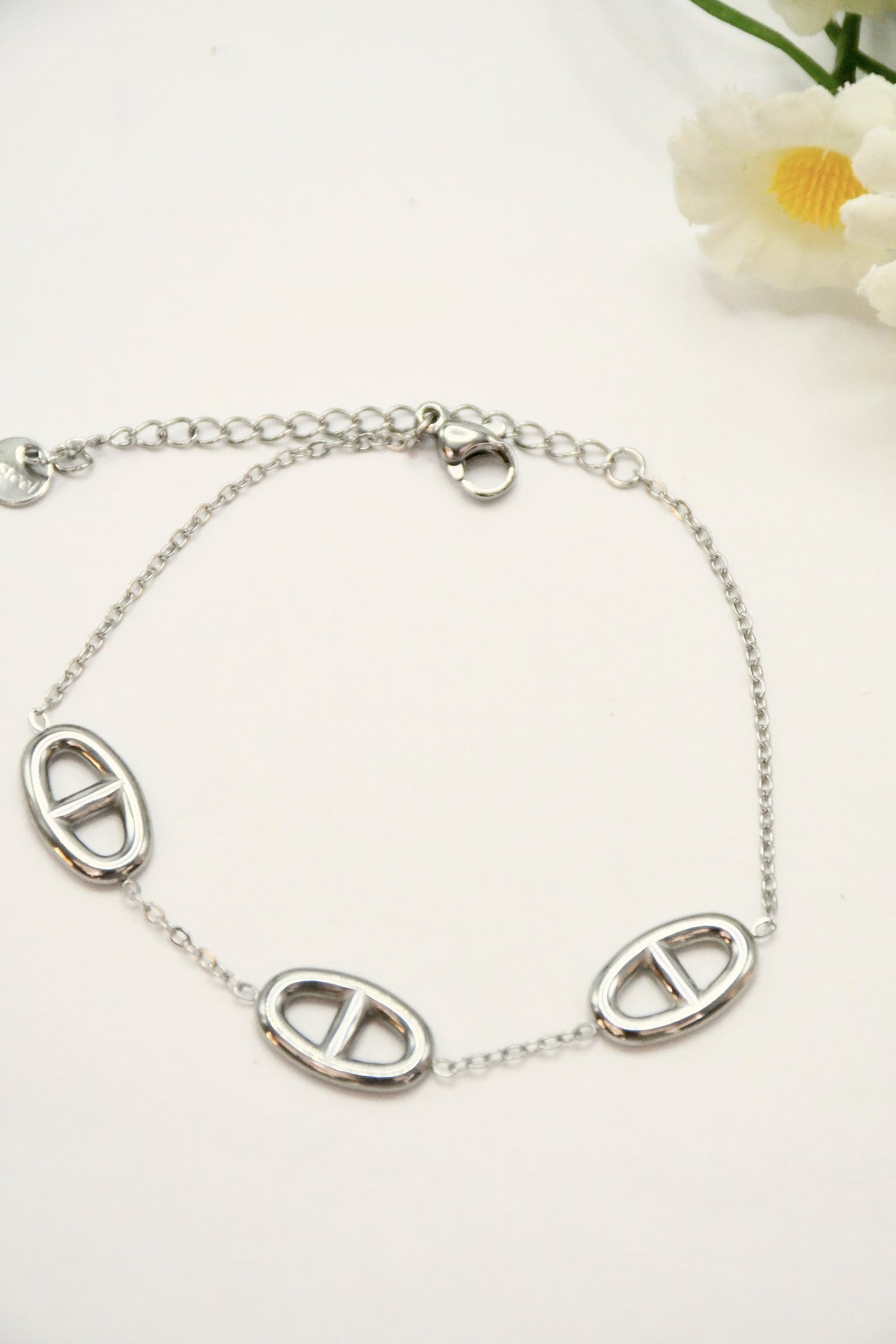 Bracelet trois maillons marins
