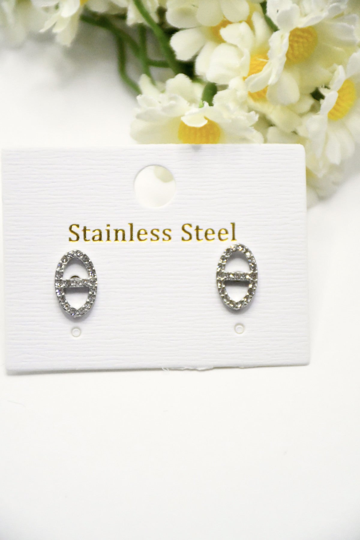 Boucles d'oreilles maillon marin